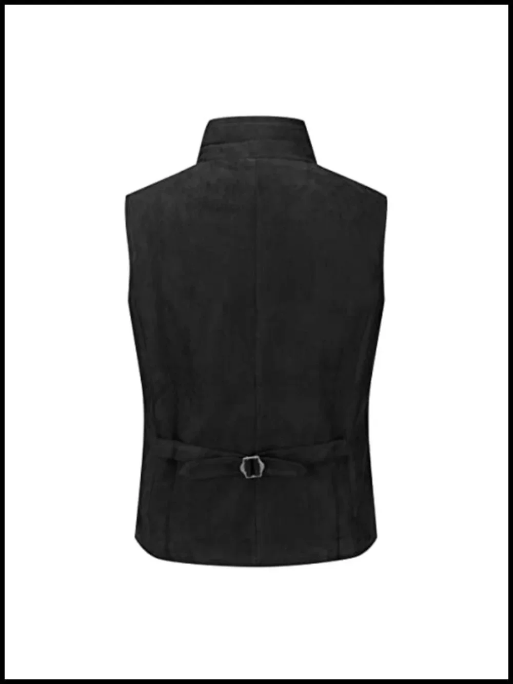 Mens Double Breasted Suede Dress Vest Gothic Steampunk Prom Party Velvet